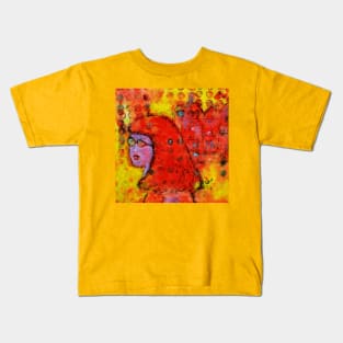 Red Hot Summer Girl Kids T-Shirt